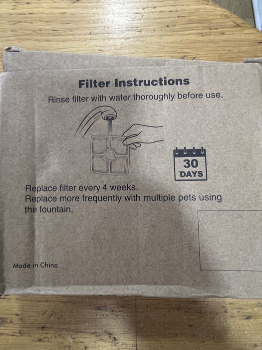 Filtros para fontes água gatos - NOVO