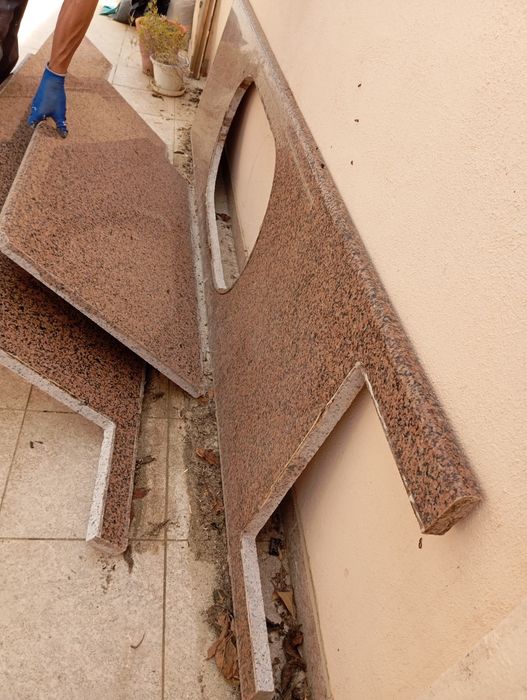 Pedra de cozinha em granito