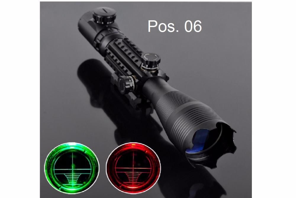 Miras tacticas ponto vermelho red dot lente ao tubolares.