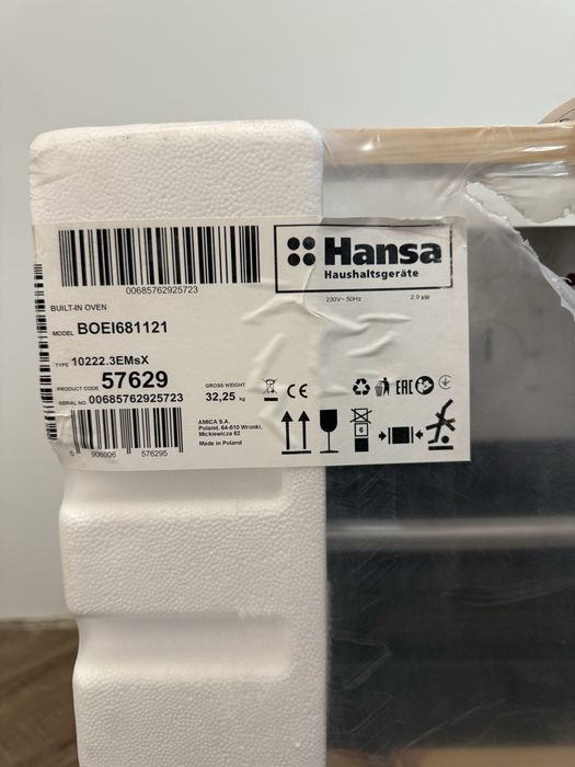 Духовая печь Hansa