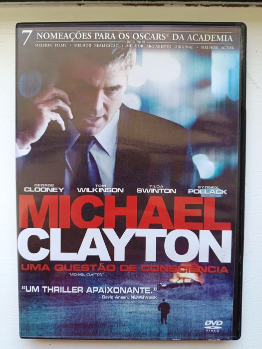 DVD Michael Clayton uma questão de consciência
