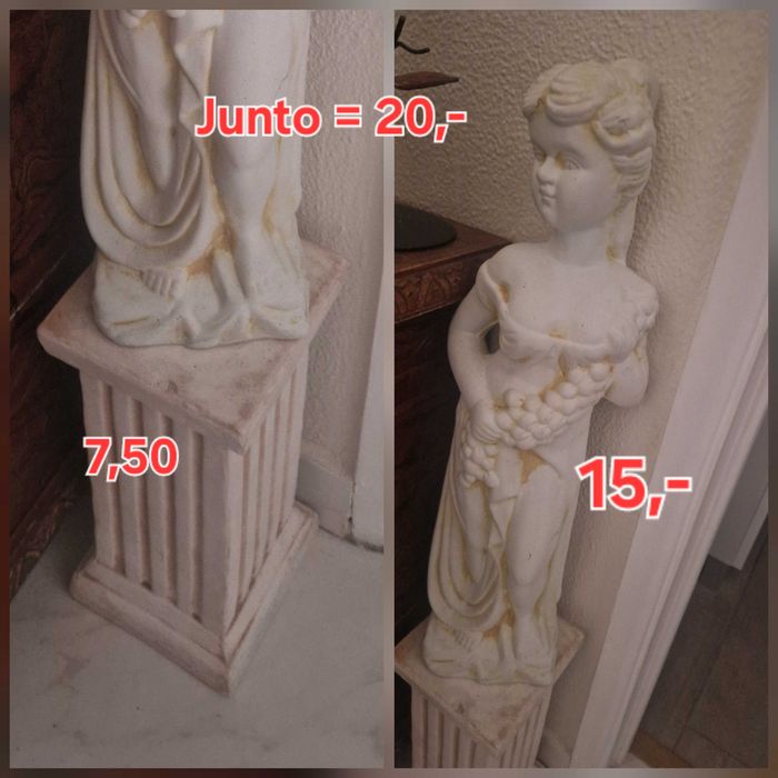 Vários artigos decoração em estilo romano