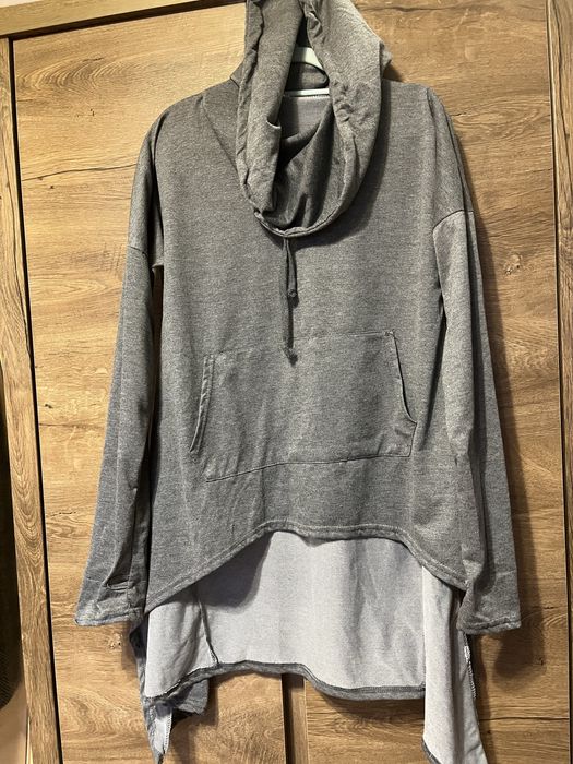 Bluza asymetryczna szara