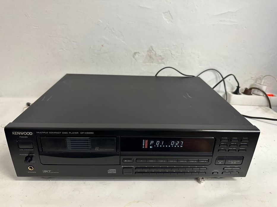 Odtwarzacz CD Kenwood DP-M6650 | CD Changer 6+1 | 1-bit DAC | Hi-Fi | Made in Japan