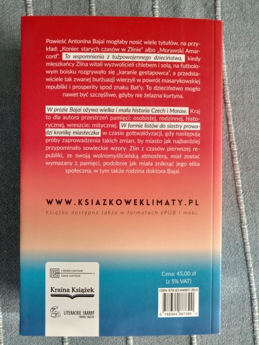 A. Bajaja, Nad piękną modrą Dřevnicą