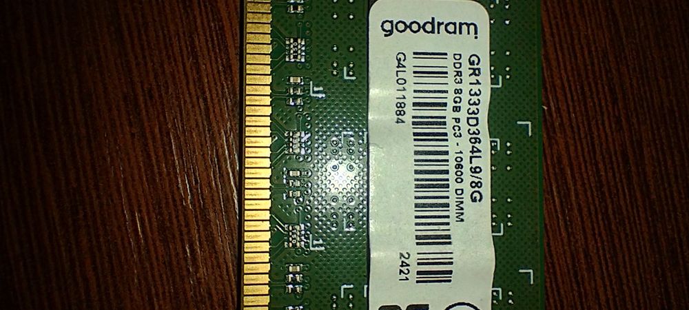 Оперативная память DDR3 8gb Goodram  1 планка 435грн