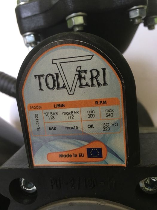 Pompa do opryskiwaczy polowych Tolveri PU-2/ 120 PROMOCJA !!!