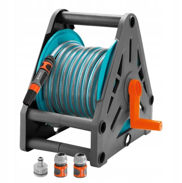 Садовий шланг GARDENA з підставкою-станцією та котушкою-барабаном 15 м