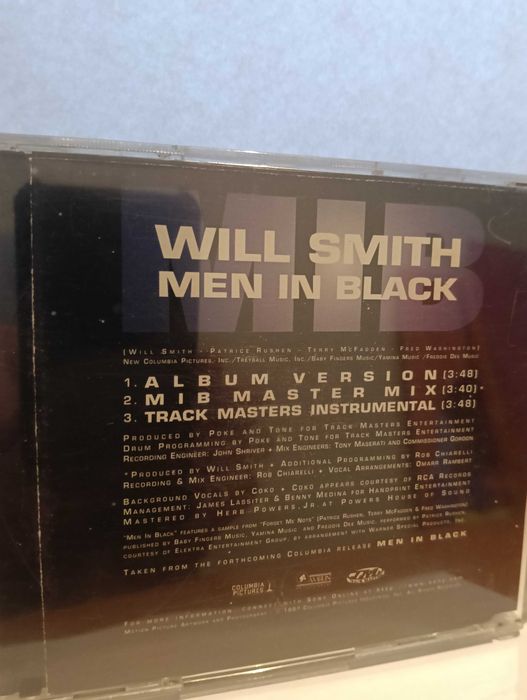 Cd single Will Smith - Men In Black
