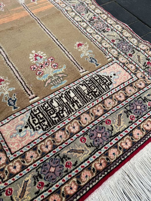 Turecki Kayseri Dywan Ręcznie Tkany Wełniany 157x92