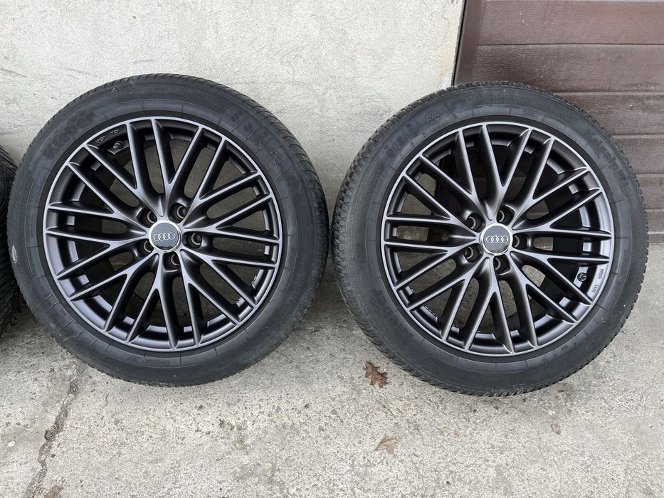 (252)Koła, Felgi 5x112 18” Borbet, Audi a6, Tiguan, Grafit