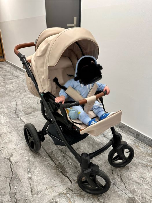 Wózek bebetto luca pro 2w1 Gondola + spacerówka + akcesoria