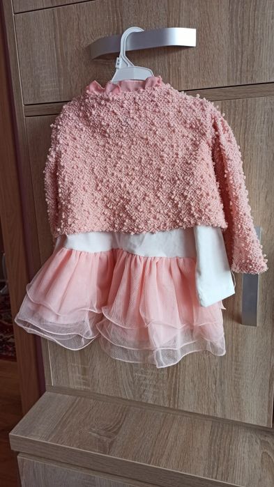 Sukienka+ sweterek roz. 80