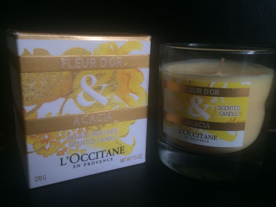 L'occitane en provence - acacia - парфюм. свеча 270g