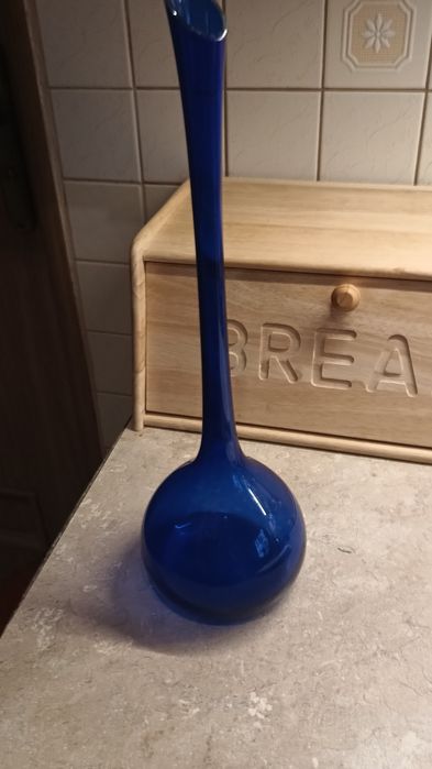 Wazon kobaltowy szkl