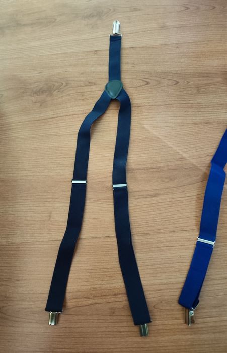 Suspensórios criança azuis