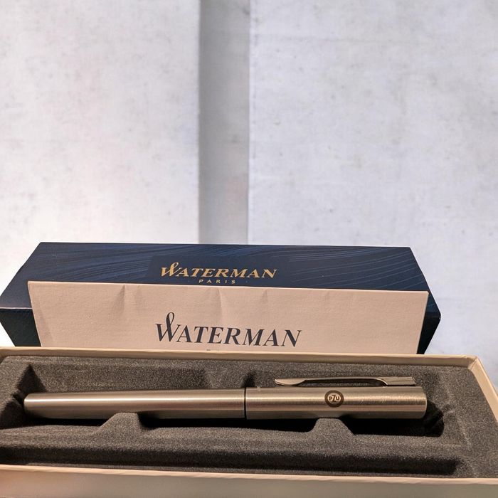 Pióro Waterman Paris w pudełku – stalowe, elegancki prezent