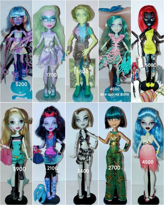 Монстер Хай Monster high колекція Клод Портер Кьюпед Вайдона