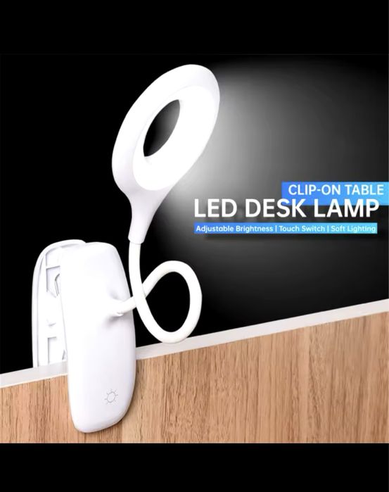 Беспроводная лампа usb с прищепкой/зажимом на аккумуляторе