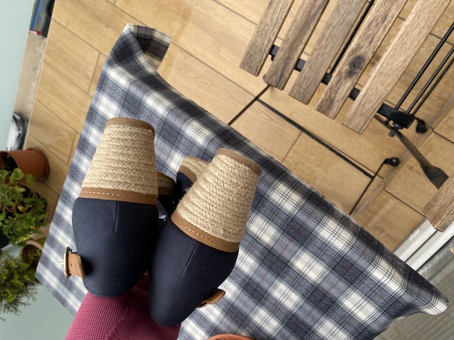 Espadryle granatowe tommy Hilfiger