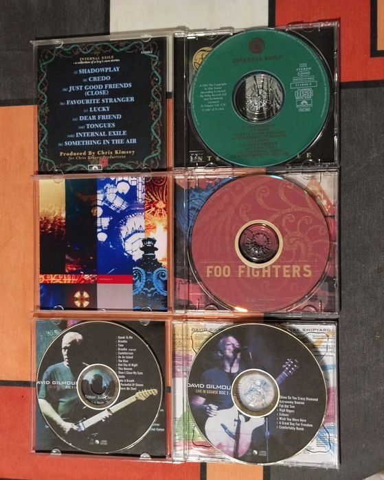 Conjunto/Set de 7 Álbuns Rock/Alternativa
