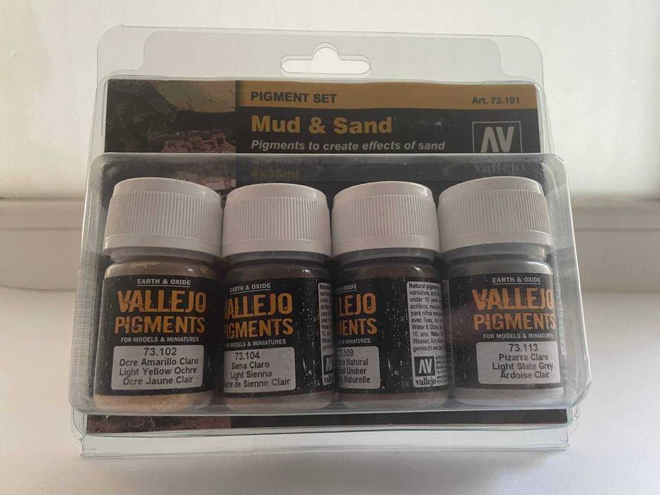 Пигменты Vallejo Mud & Sand