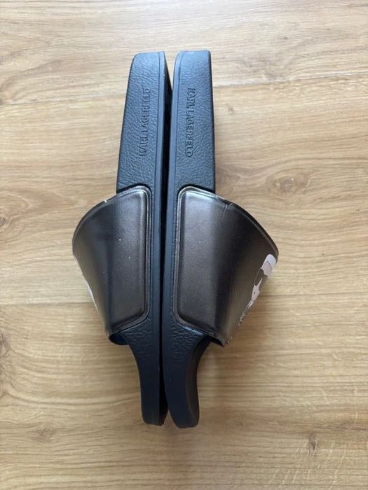 Klapki, sandały Karl Lagerfeld,oryginalne czarne rozmiar 44 Nowe