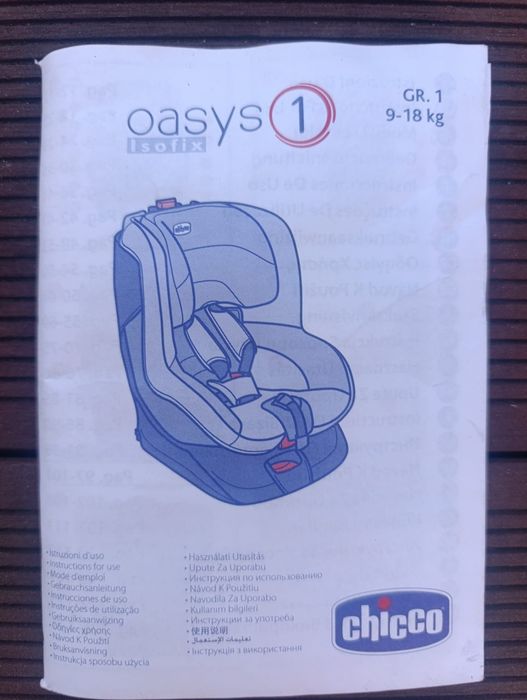 Cadeira auto isofix Chico 9-18Kg