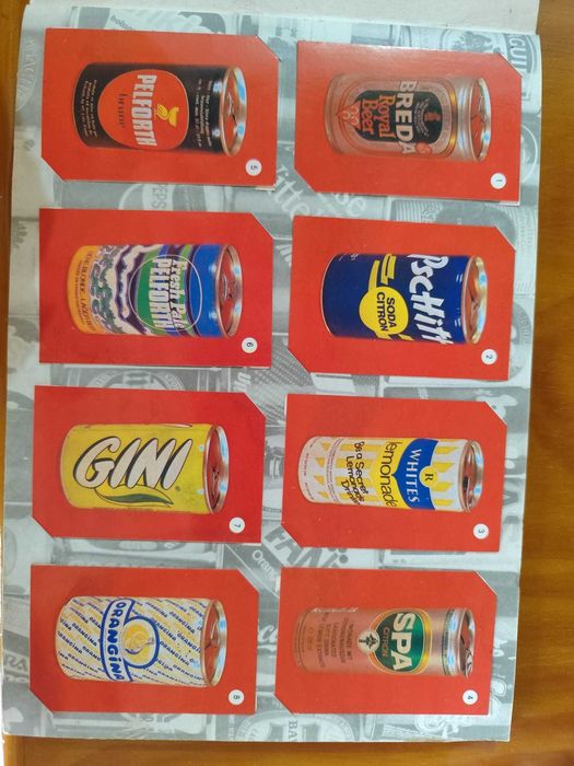Coleção Completa O Mundo das bebidas calendários da década de 80/90