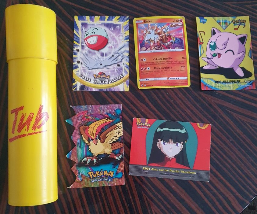 Pokémon Tazos. 1, 2, 3, evolutazos e voa tazos, matutazos