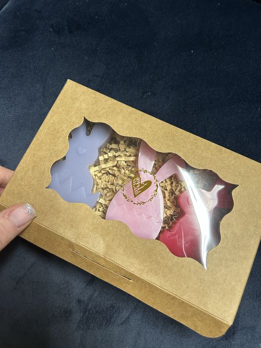 Zestaw mydełka prezent masło shea handmade dla babci dla dziadka