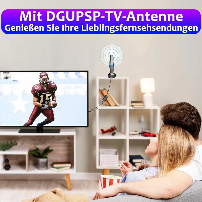 Cyfrowa antena telewizyjna do telewizorów Smart TV