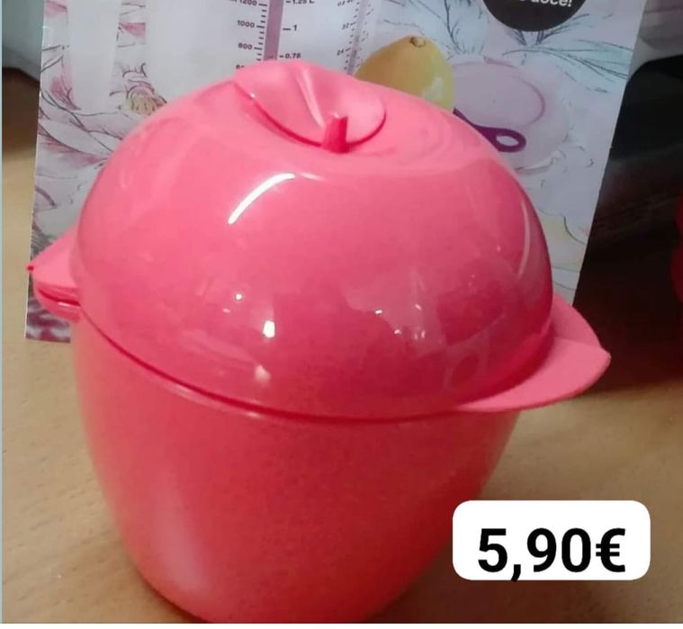 Caixa Maçã Tupperware