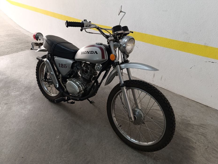 Honda sl 125 sem matrícula