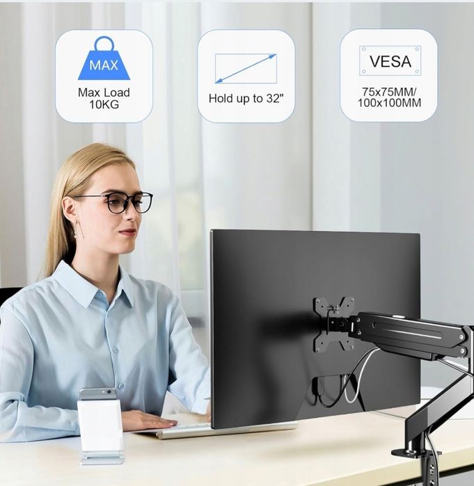 Uchwyt monitora Suptek MD8 17-27 CALI