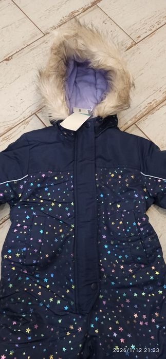 Nowy zimowy kombinezon dla dziewczynki 110/116