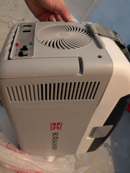 Lodówka turystyczna Kramp 10l | 12V/230V | auto, ciągnik, kombajn
