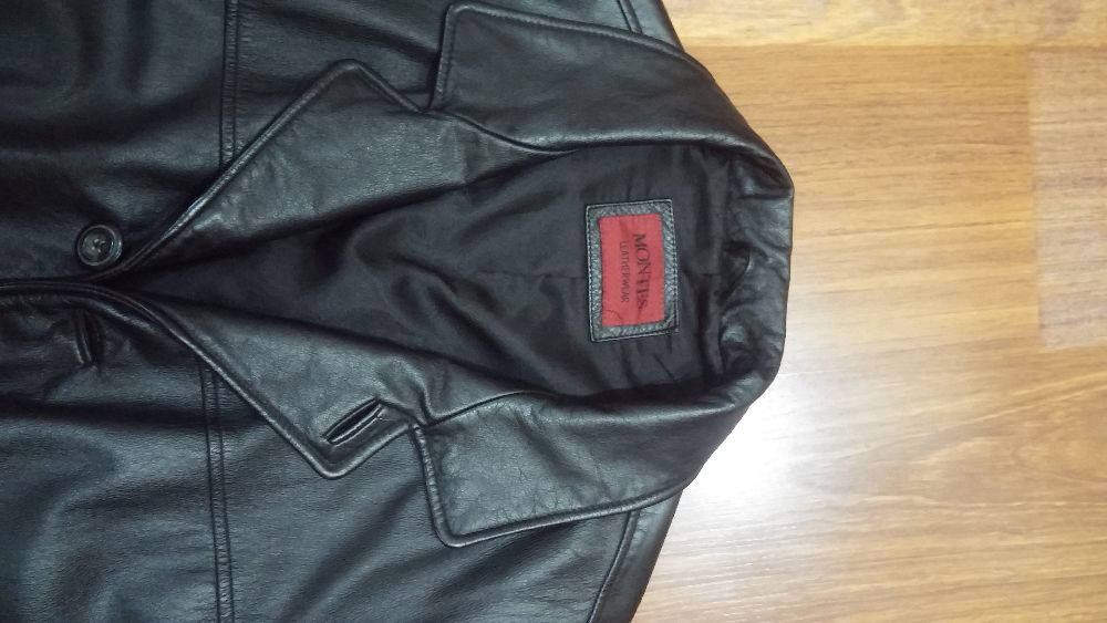 Casaco de homem em couro