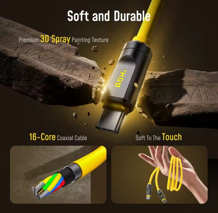 Кабель AOHI Adonis 240 W 120 Gbps Thunderbolt 5