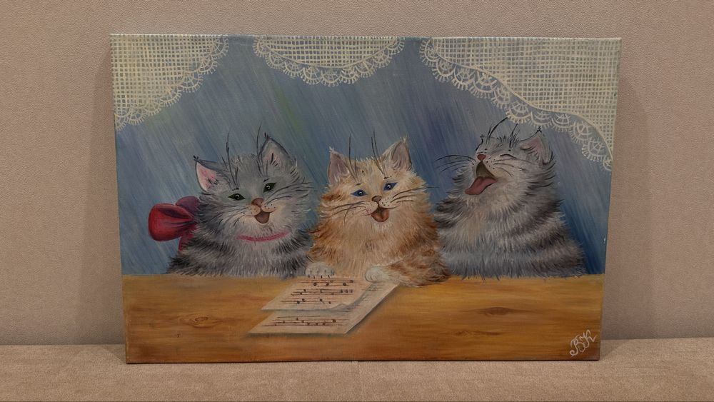 Картина «Трикотаж», холст, олія