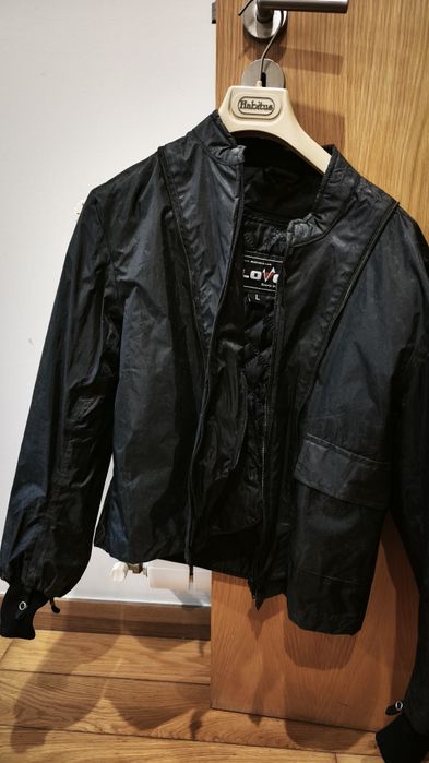 Casaco moto Lovo tamanho L inclui proteção d cotovelos e casaco interior chuva/frio