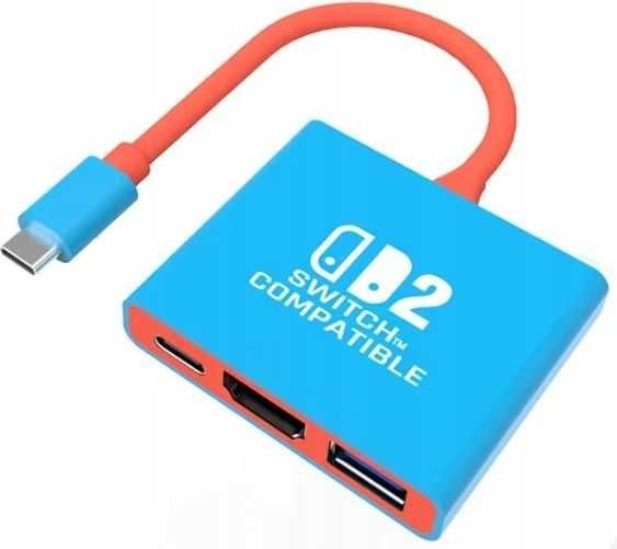 STACJA DOKUJĄCA DOCK NINTENDO SWITCH USB-C 4K HDMI USB3.1 PD 100W PC MAC