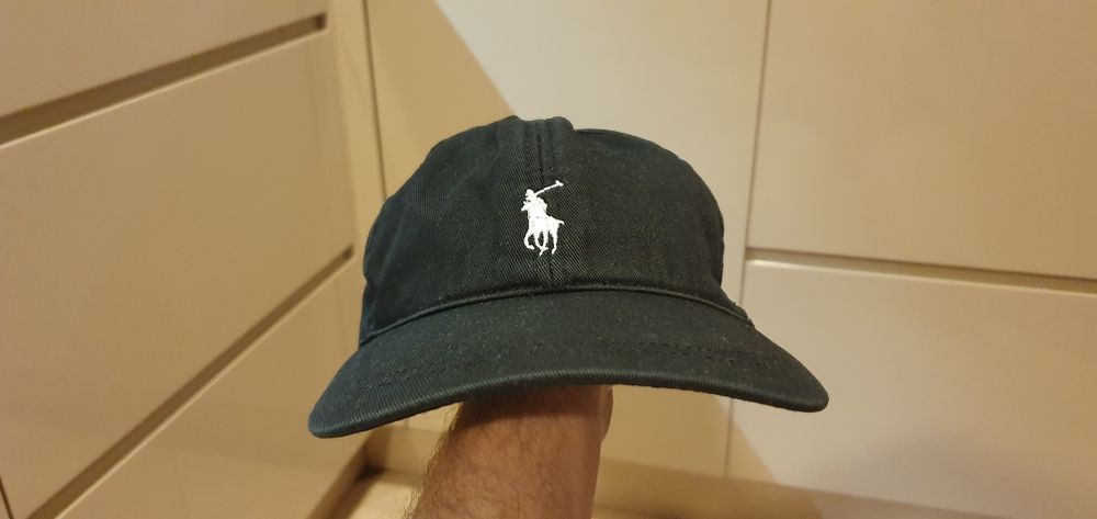 Czapka z daszkiem kolor czarny Ralph Laurent rozmiar  uniwersalny