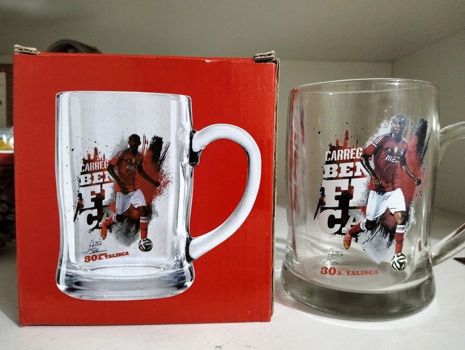 Coleção 12 canecas do Benfica época 14/15