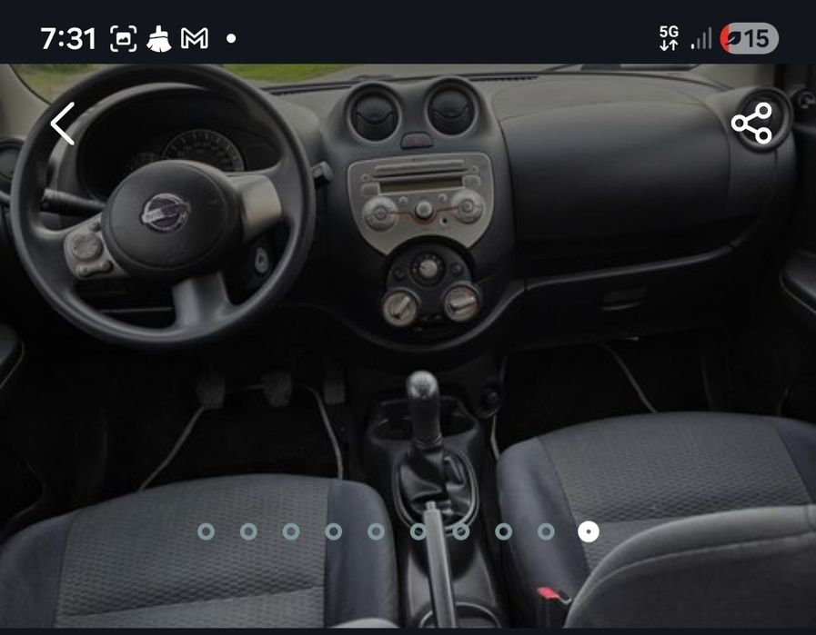 Nissa micra 1.2 gasolina ano 2011 posso aceitar trocas