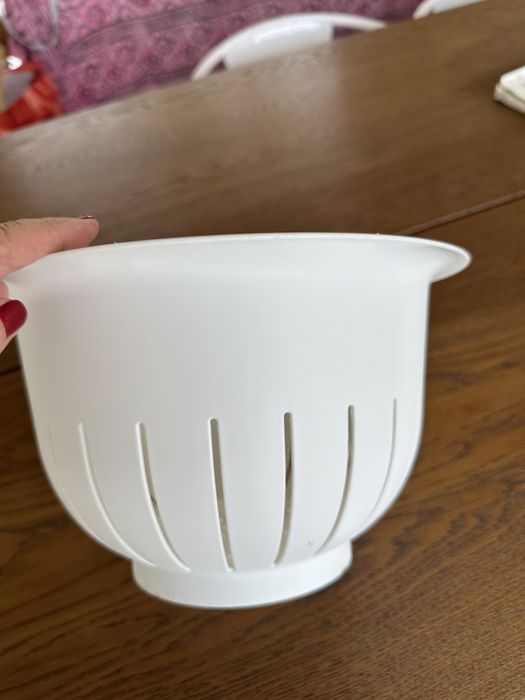 Peneira ikea branca taça