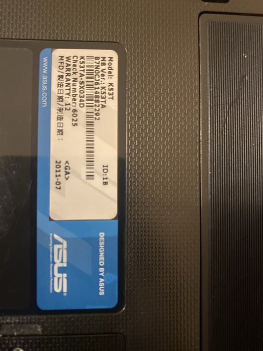 Ноутбук Asus k53t