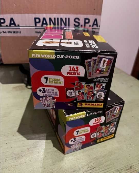 Exclusivo Big Collectors Box FIFA Mundial 2026 - 2 Caixas 286 Saquetas e 6 Extras Garantidos