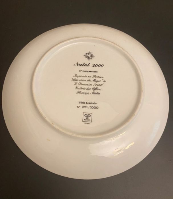 Prato comemorativo Natal (peça numerada)