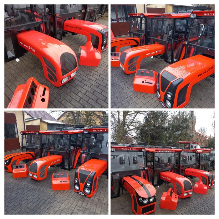Kabina ursus ciągnik traktor rolniczy C-330 C-360 maska błotnik